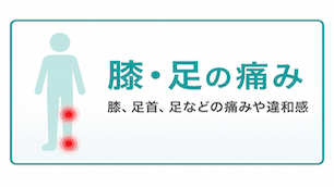 膝・足の痛み 膝・足の痛み